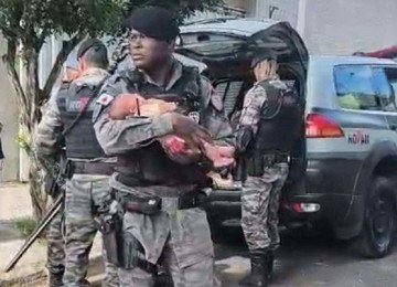 Filha da v&iacute;tima tem apenas quatro meses -  (crédito: PMMG/Divulga&ccedil;&atilde;o)