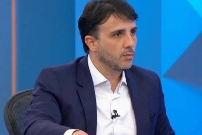 Renan Santos anuncia manifesta&ccedil;&atilde;o ap&oacute;s ser exclu&iacute;do de debate presidencial na TV Globo -  (crédito: Reprodu&ccedil;&atilde;o)