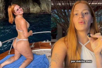 Viih Tube fala sobre mudan&ccedil;a radical no corpo: "Tenho lipo, mas perdi 20 kg na marra" -  (crédito: Tupi)