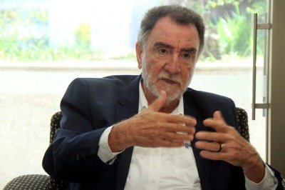  Patrus Ananias nesta quinta-feira (24/9), antes de sabatina do Estado de Minas, Portal Uai e TV Alterosa -  (crédito: Jair Amaral/EM/D.A. Press)