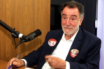 Patrus Ananias durante sabatina do Estado de Minas, Portal Uai e TV Alterosa -  (crédito: Jair Amaral/EM/D.A. Press)