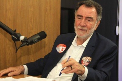 Patrus Ananias durante sabatina do Estado de Minas, Portal Uai e TV Alterosa -  (crédito: Jair Amaral/EM/D.A. Press)