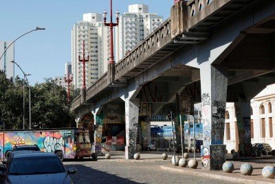Viaduto Santa Tereza recebe festa LGBTQIA+ neste domingo em BH
 -  (crédito: Divulgação/Guilherme Dardanhan)