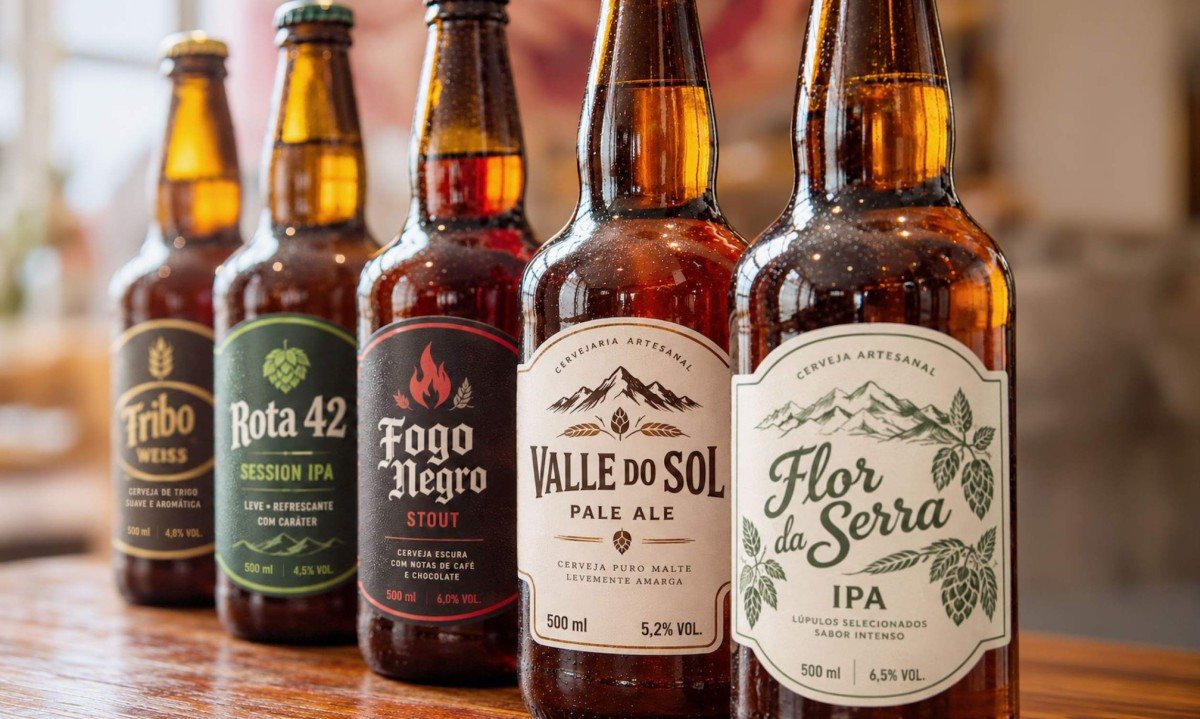 Mercado de cervejas artesanais impulsiona demanda de rótulos - (crédito: DINO)