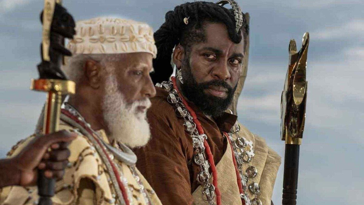 L&aacute;zaro Ramos interpreta Jendal, o grande vil&atilde;o que comanda a usurpa&ccedil;&atilde;o do trono do rei Cayman II na novela "A Nobreza do Amor" -  (crédito: Estevam Avellar/Divulga&ccedil;&atilde;o)