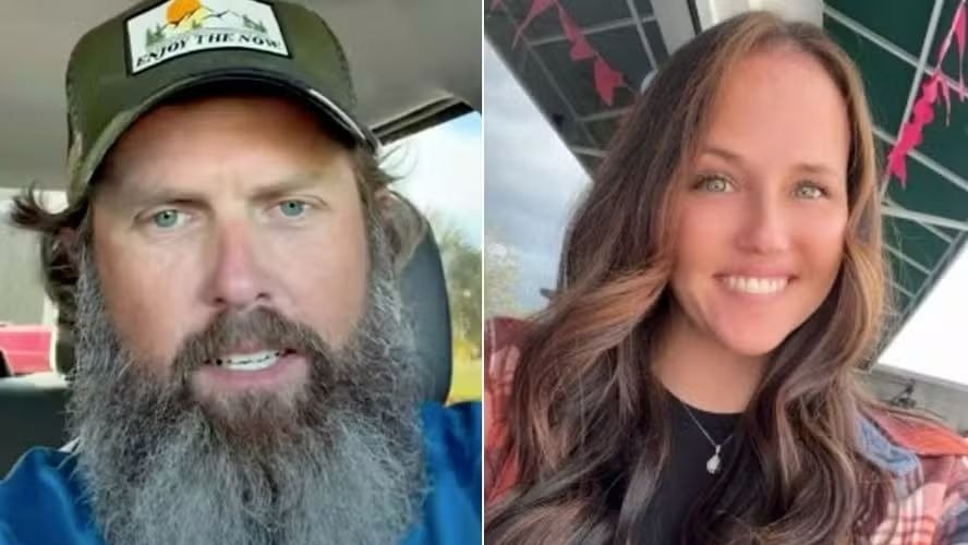 Erik e Malia, o casal em destaque no pol&ecirc;mico caso de zoofilia que levou a um desabafo do marido nas redes sociais -  (crédito: Reprodu&ccedil;&atilde;o/Facebook)