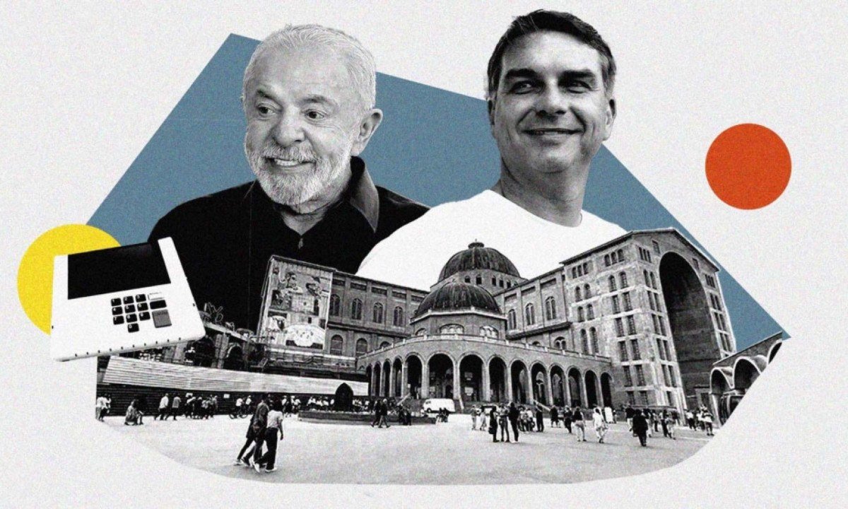Santa paciência: a padroeira do Brasil é a nova distração pré-eleição - (crédito: Arte: Daniel Medeiros/PlatôBR)