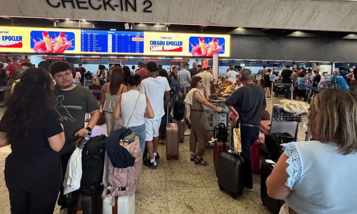 Confins tem voos afetados por suspensão temporária das operações