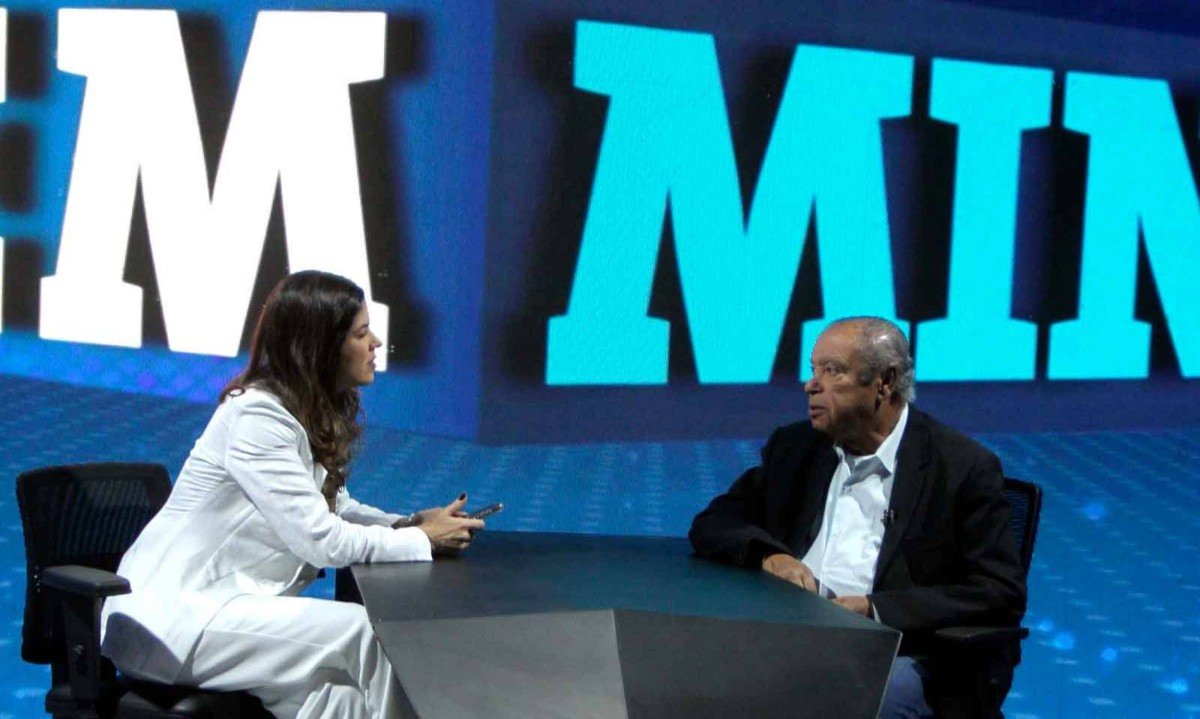 Com seis décadas no radialismo mineiro, Acir Antão foi
o entrevistado do programa "EM Minas" - (crédito: Jair Amaral/EM/D.A Press)