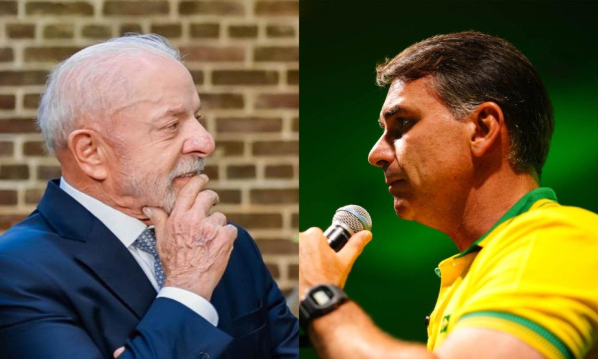 Na última semana, Lula e Flávio vão para as ruas e admitem participar de debate na TV - (crédito: Foto: Ricardo Stuckert/Charles Vieira/Campanha Flávio Bolsonaro)