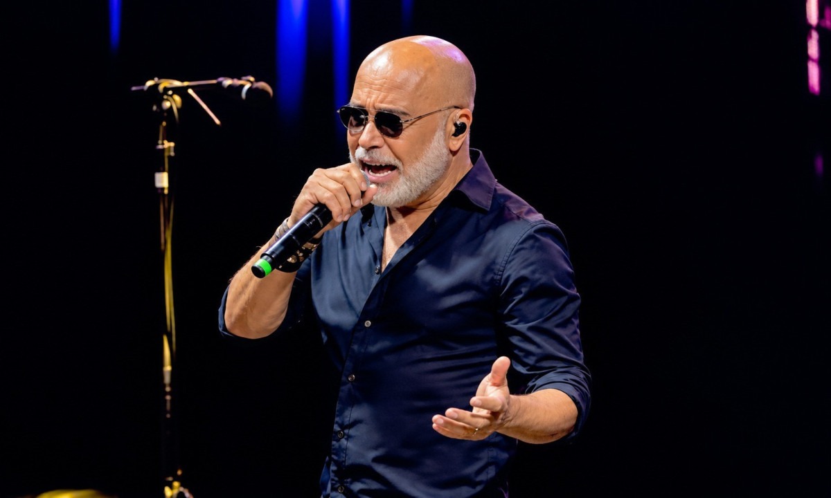 O cantor Rick, vítima de acidente de helicóptero, em registro de uma de suas performances - (crédito: Redes sociais/Reprodução)
