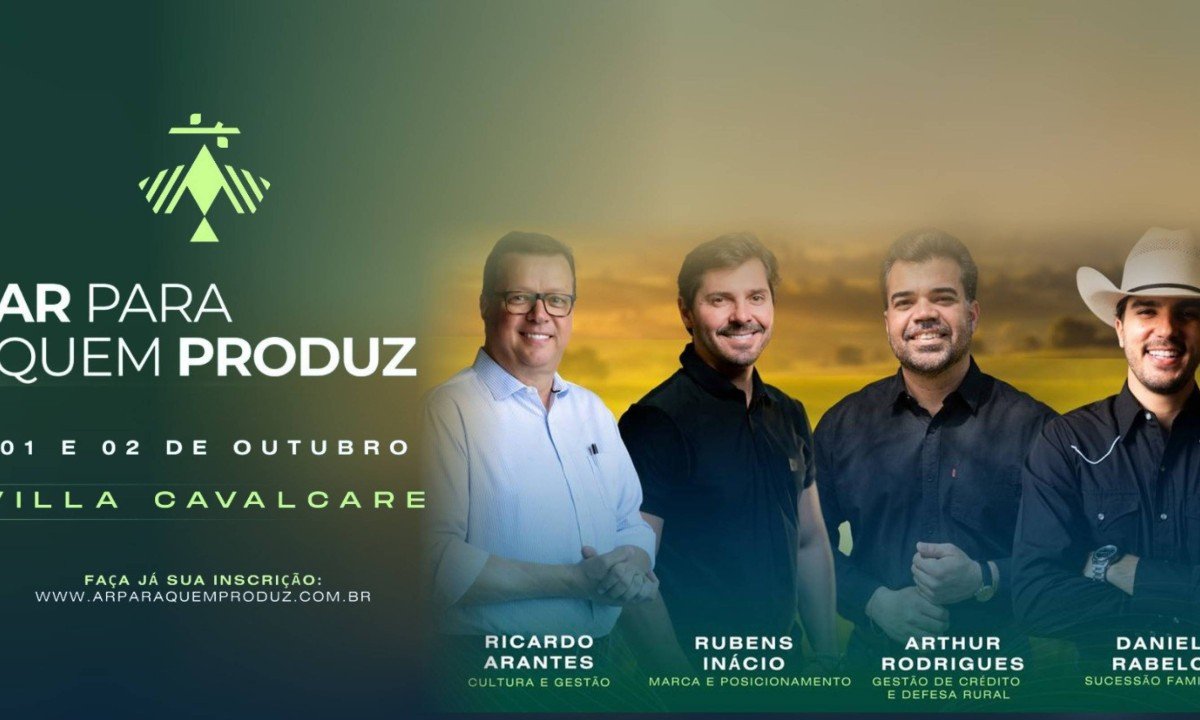 Encontro em Goiânia discute gestão e sucessão para a fazenda chegar aos netos - (crédito: PulseBrand)