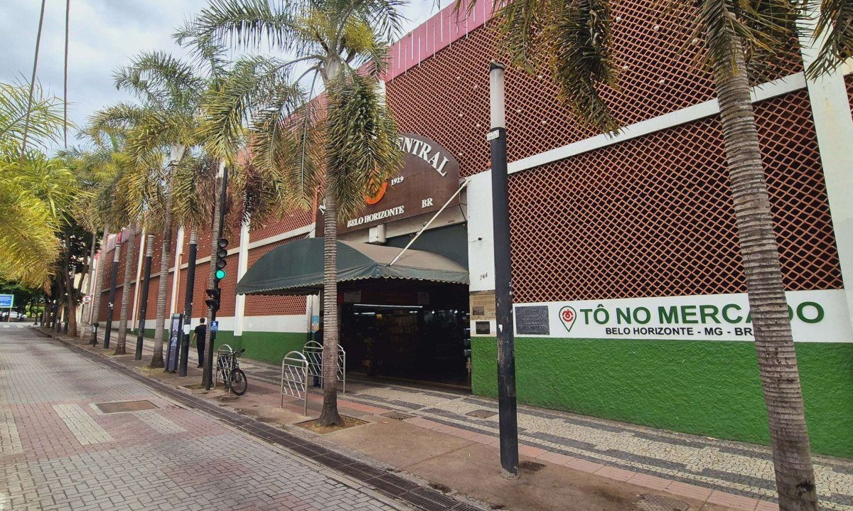 Atropelamento ocorreu entre a Avenida Augusto de Lima e Rua Santa Catarina, nas proximidades do Mercado Central de BH - (crédito: Jair Amaral/EM/D.A Press)