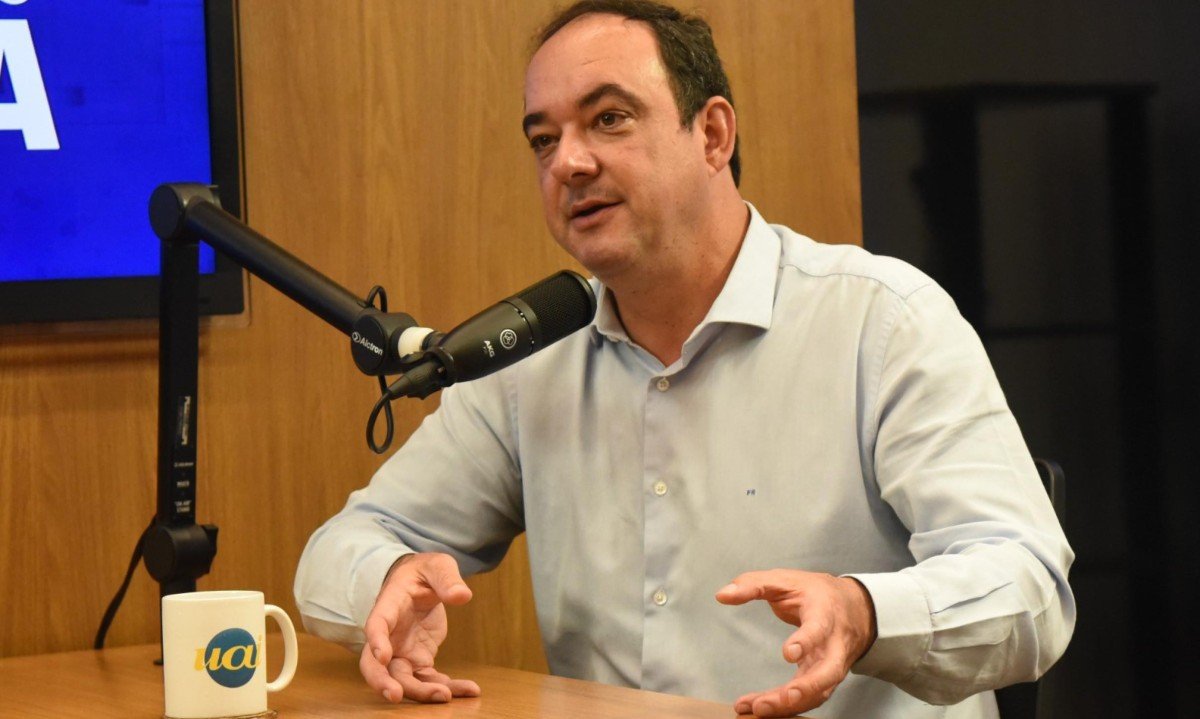 Flávio Roscoe durante sabatina do Estado de Minas - (crédito: Gladyston Rodrigues/EM/D.A. Press)