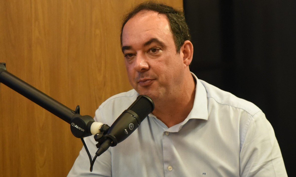 Flávio Roscoe durante sabatina do Estado de Minas - (crédito: Gladyston Rodrigues/EM/D.A. Press)