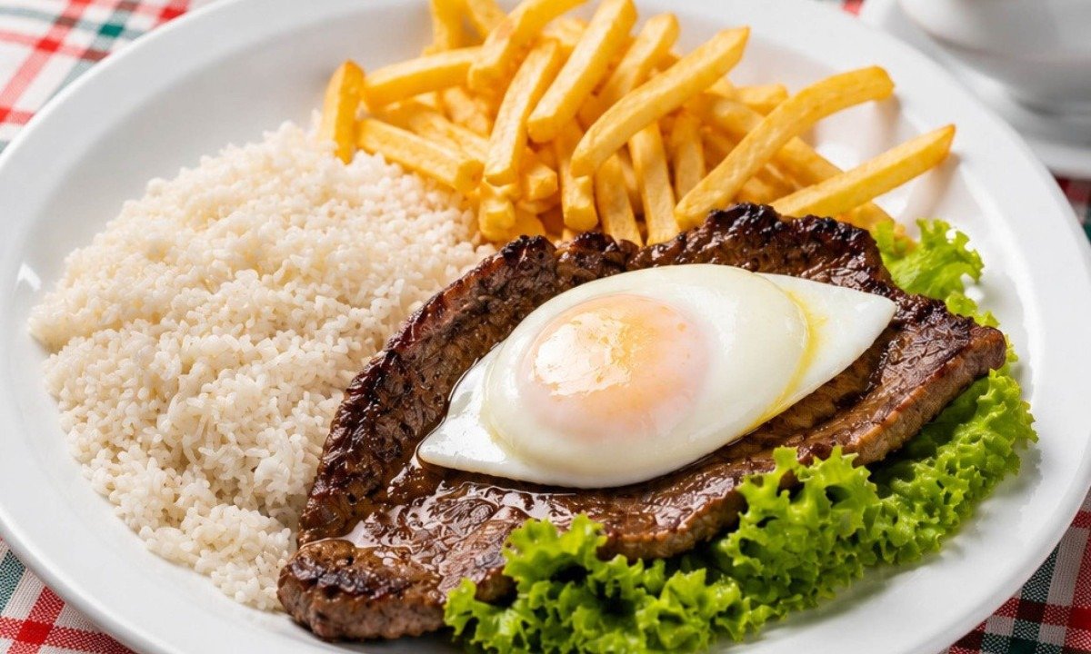 Ao destacar a Cantina do Lucas, lugar que frequenta desde a faculdade, o candidato elege como prato favorito o filé-mignon com arroz, ovo, batata frita e feijão Ao destacar a Cantina do Lucas, lugar que frequenta desde a faculdade, o candidato elege como prato favorito o filé-mignon com arroz, ovo, batata frita e feijão