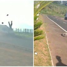 Motociclista é arremessado em rodovia no interior de MG e morre no hospital - Redes sociais/Reprodução