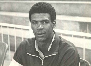 O pivô Gérson Victalino, o Gersão, fez história nas quadras defendendo o Ginástico e a Seleção Brasileira -  (crédito: JOSÉ PEREIRA/EM/D.A PRESS – 1º/3/1985)