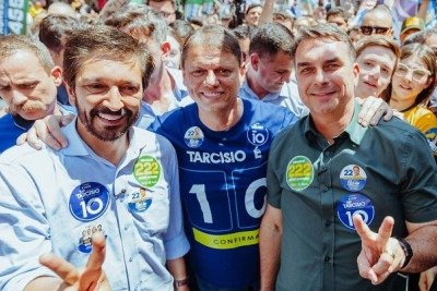Flávio também reafirmou que participará do debate da Rede Globo, na próxima quinta-feira (1º/10) -  (crédito: PL/Campanha/Divulgação)