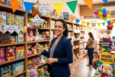 Empres&aacute;rios esperam que 85% dos consumidores devem concentrar as compras na semana do Dia das Crian&ccedil;as -  (crédito: Fecom&eacute;rcio MG/Divulga&ccedil;&atilde;o)