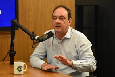 Flávio Roscoe durante sabatina do Estado de Minas
 -  (crédito: Gladyston Rodrigues/EM/D.A. Press)