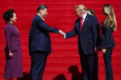 O anúncio ocorre após a recente visita de Estado do presidente Xi Jinping aos EUA, a primeira em mais de uma década, e reforça o esforço mútuo para manter a estabilidade econômica -  (crédito: WIN MCNAMEE/GETTY IMAGES via AFP)