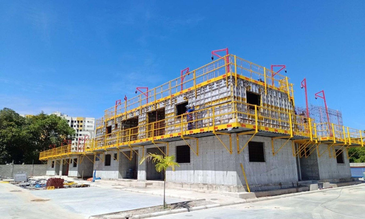 Fôrmas de alumínio avançam nos canteiros de obra - (crédito: DINO)