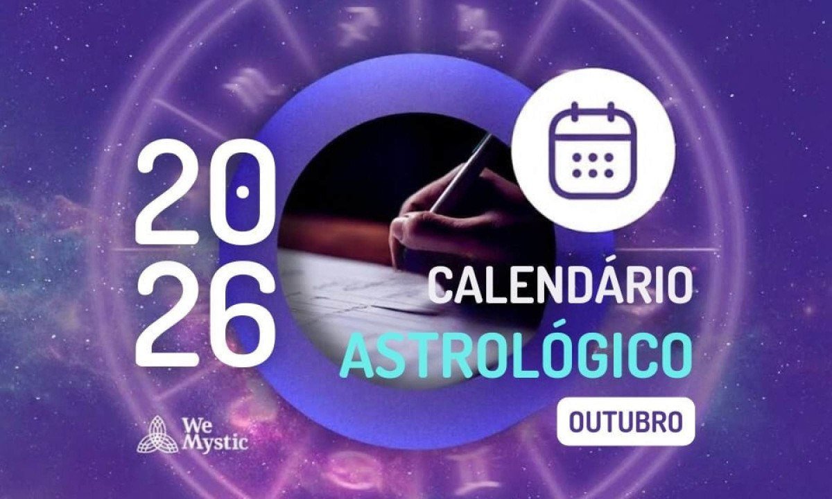 Calendário Astrológico Outubro 2026: Transformações e poder pessoal - (crédito: Wemystic)
