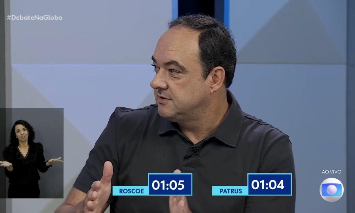 Flávio Roscoe citou a dívida deixada pelo governo Fernando Pimentel em Minas Gerais - (crédito: Reprodução/TV Globo)