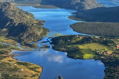 Na foto, distrito de Lapinha da Serra, em Santana do Riacho, na Serra do Cipó -  (crédito:  Prefeitura de Santana do Riacho/Divulgação)