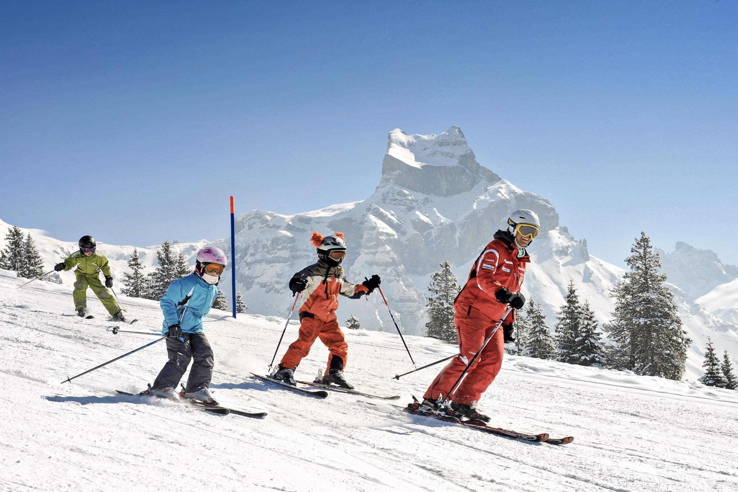 O Monte Titlis, localizado na vila de Engelberg, a apenas 40 minutos de Lucerna, é uma ótima opção de divertimento para quem planeja uma viagem com os pequenos -Switzeland Tourism/Divulgação