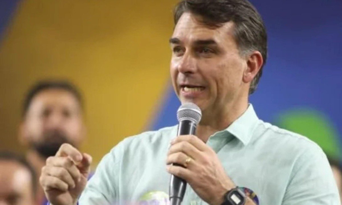 Candidato a presidente pelo PL Flavio Bolsonaro volta a Minas na reta final da campanha para o primeiro turno - (crédito: Marcos Vieira/DA Press)