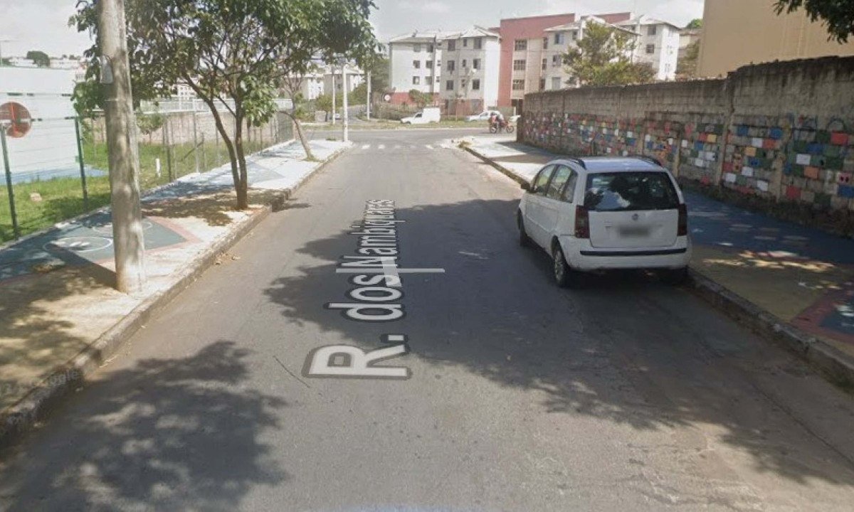 A alteração será feita no dia 14 de outubro na Rua dos Nambiquaras - (crédito: Reprodução/ Google Street View)