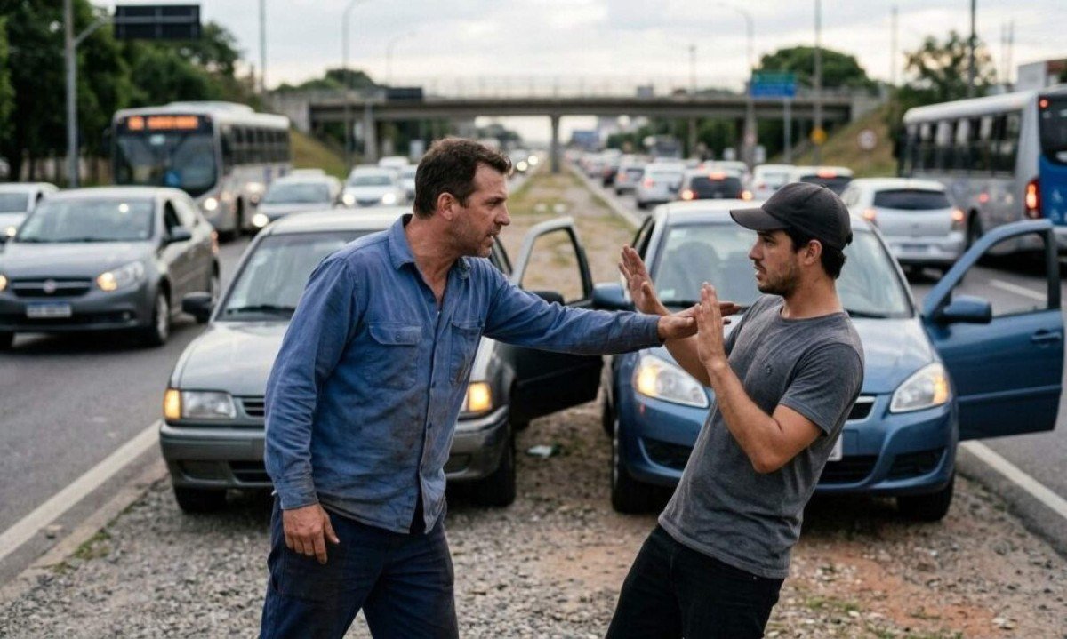 Brigas de trânsito escalam para acusações de homicídio e levam autores direto para a prisão - (crédito: Tupi)
