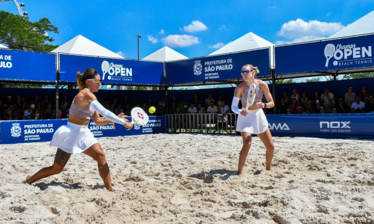 Champs Open reúne mais de 600 atletas de beach tennis em SP - (crédito: DINO)
