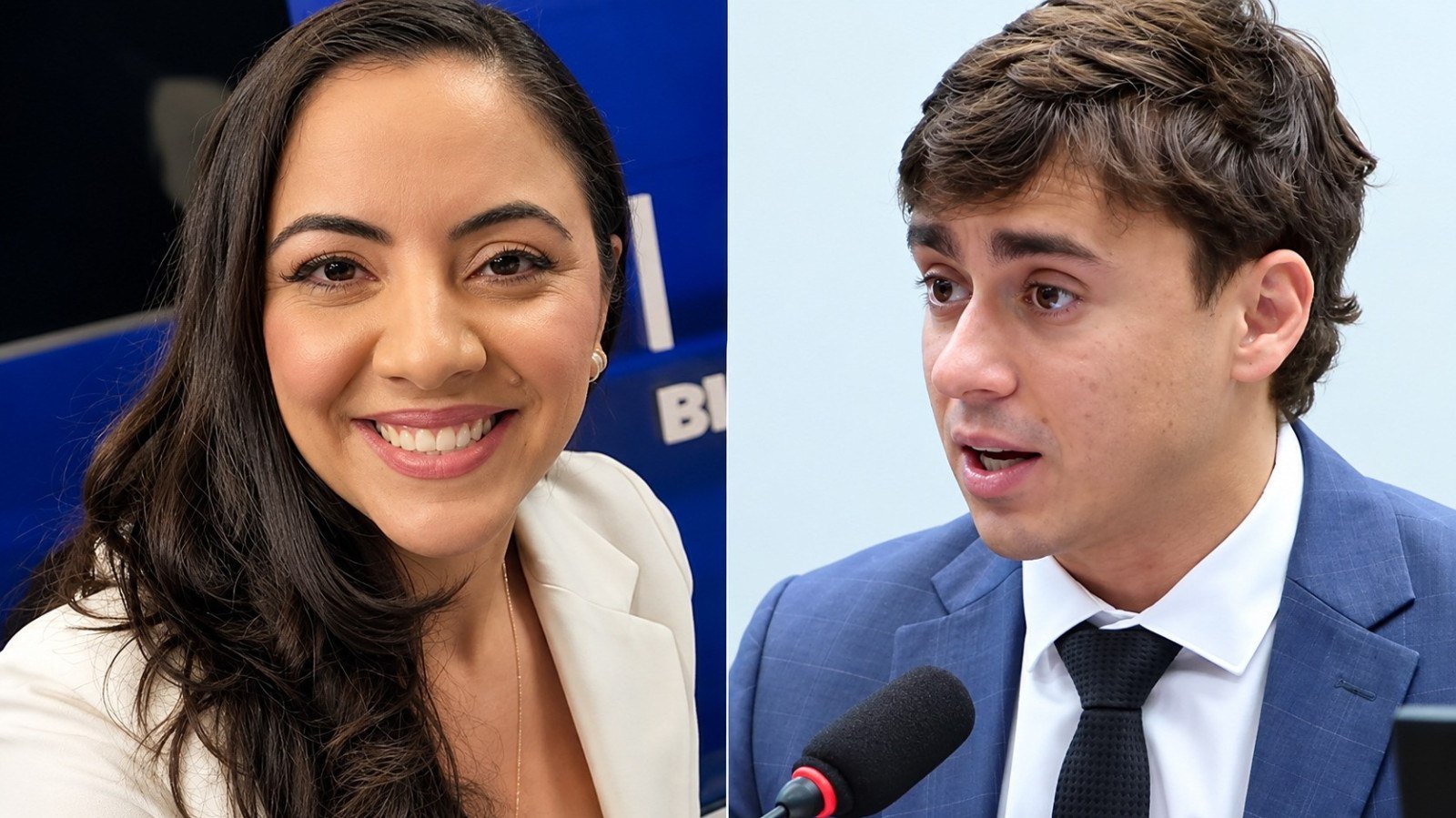 Juliana Dal Piva mandou recado direto ao deputado Nikolas Ferreira ap&oacute;s decis&atilde;o do TRE-MG sobre direito de resposta -  (crédito: ICL Not&iacute;cias/ Divulga&ccedil;&atilde;o - Kayo Magalh&atilde;es / C&acirc;mara dos Deputados)