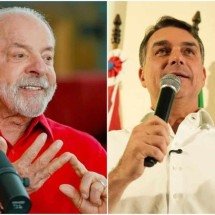 Duelo de audiência: Lula, 10 milhões no Flow x Flávio, 5 milhões na live - Ricardo Stuckert e Charles Vieira