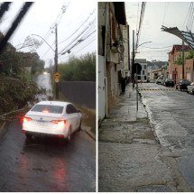Chuva forte causa destruição e quedas de árvores e energia em Juiz de Fora - Redes sociais / Reprodução