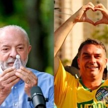 Lula e Flávio Bolsonaro encerram campanhas do primeiro turno em São Paulo - Ricardo Stuckert e Charles Vieira, divulgação das campanhas