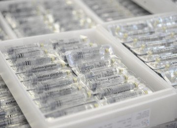 A administração da insulina em pacientes diabéticos é feita por meio de seringas com agulhas acopladas; desabastecimento em cidades mineiras acende alerta       -  (crédito: Alexandre Guzanshe/EM/D.A Press)