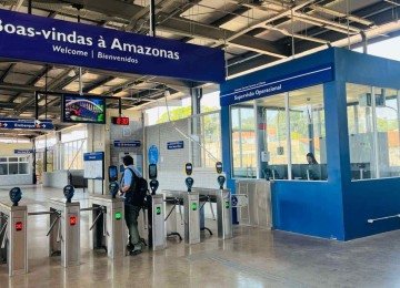 Estação Amazonas do Metrô de BH começa operação comercial nesta quinta-feira (01/10)  -  (crédito: Edésio Ferreira/EM)