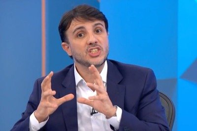 ‘A Globo armou um circo para o Flávio Bolsonaro’, diz Renan Santos -  (crédito: Foto: Reprodução/Globo)