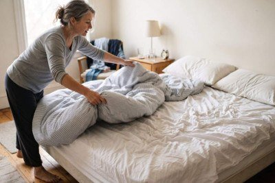 Especialistas em alergia concordam: arrumar a cama logo ao acordar piora crises de rinite e asma -  (crédito: Tupi)