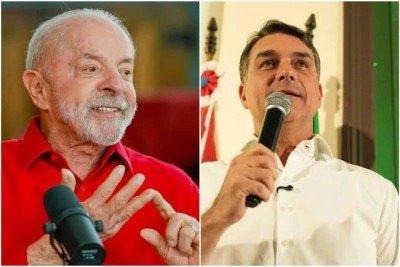 Luiz Inácio Lula da Silva e Flávio Bolsonaro  -  (crédito: Ricardo Stuckert e Charles Vieira)
