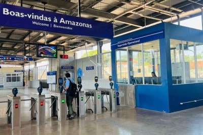 Estação Amazonas do Metrô de BH começa operação comercial nesta quinta-feira (01/10)  -  (crédito: Edésio Ferreira/EM)