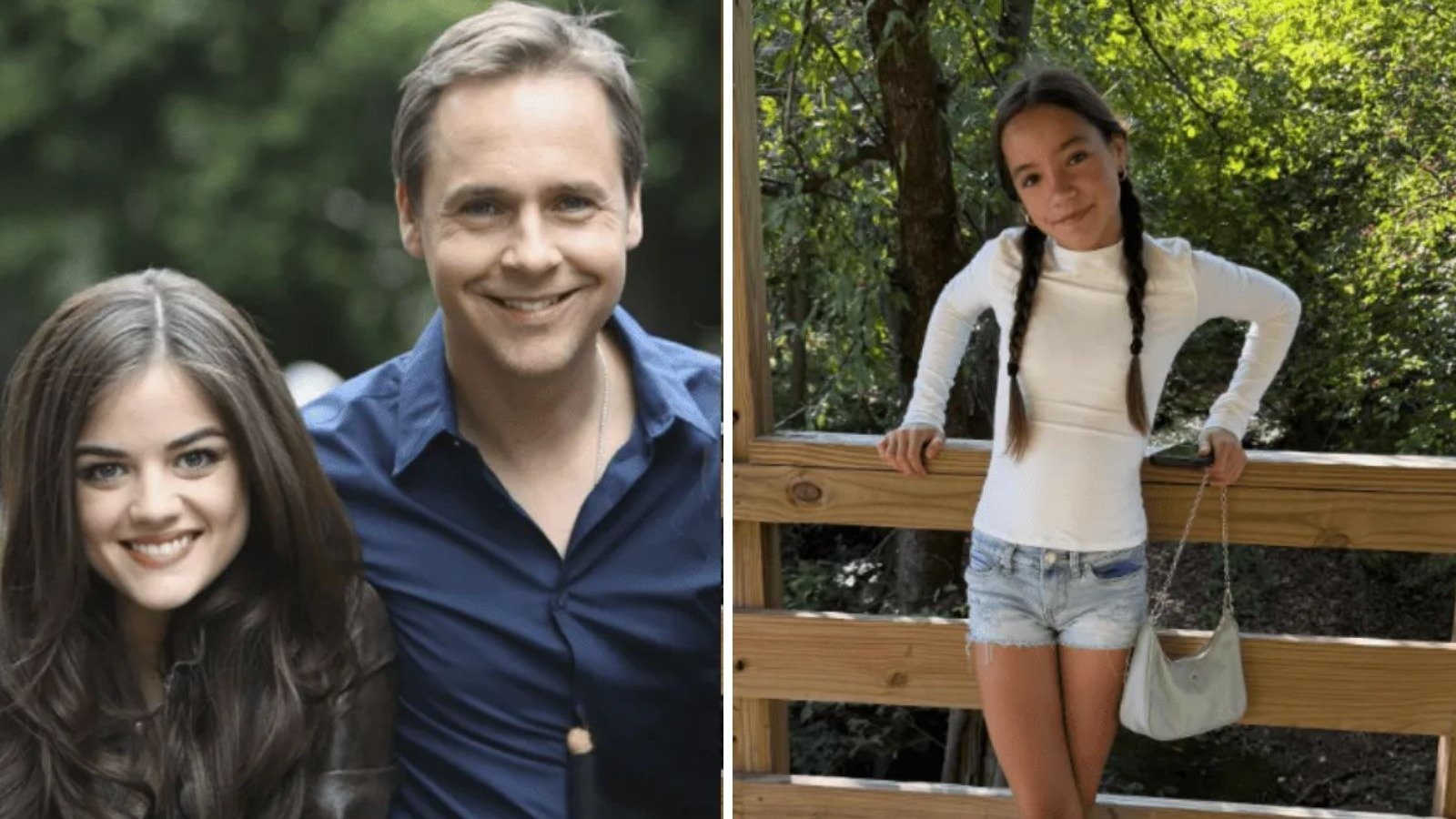 Chad Lowe, de 'Pretty Little Liars', e a filha Fiona Hepler Lowe, cuja morte aos 13 anos foi anunciada pela fam&iacute;lia -  (crédito: Reprodu&ccedil;&atilde;o / redes sociais)