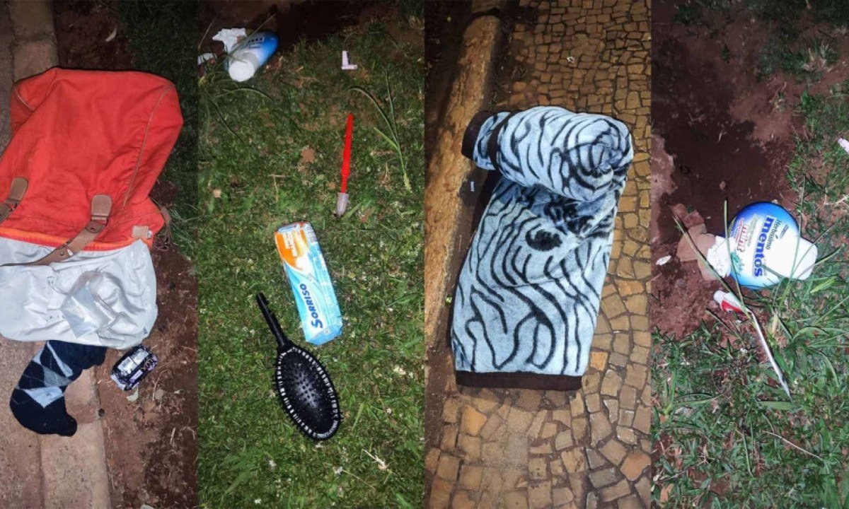 O que havia dentro da mochila que foi parar em cima da parada de ônibus do STF - (crédito: Foto: Divulgação)