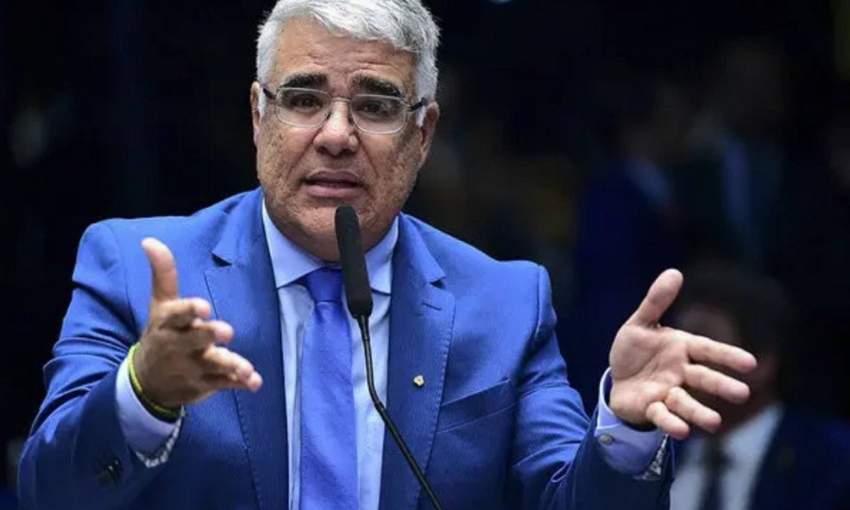 O senador Eduardo Girão (Novo-CE), candidato a vice-presidente na chapa de Romeu Zema (Novo) - (crédito: Pedro França/Agência Senado)