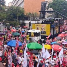 'Hoje, tenho minha casa para morar através do governo Lula', diz apoiador - Alexandre Guzanshe/EM/DA.Press