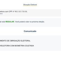 Situação eleitoral 2026: veja como verificar se seu título está regular ou não - Reprodu&ccedil;&atilde;o/tse.jus.br